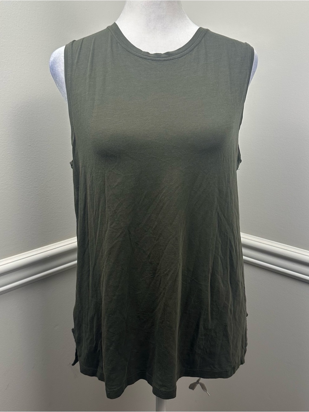 lululemon athletica Army  Green Sleeveless Tank